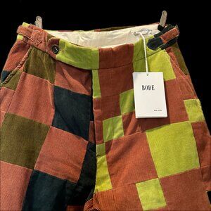 Men's Bode Corduroy Pants - Four Patch Multi Multi 34